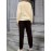 Women'S Casual Sports Fashion Bear Basketball Pattern Crew Neck Sweatshirt Set with Knit Fabric, 100% Polyester Material, Fall/Winter Season, Slight Stretch Fabric, Solid Color Pants - Athletic Loungewear Outfits