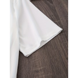 Plus Size, Women's Breast Cancer Awareness T-Shirt - Non-Transparent Black Top with Pink Boxing Gloves, Charity Event Apparel for, Survivor Gifts - Machine Washable Summer Shirt, Wear, Geometric Print, Comfortable Fabric, Casual Wear, Gift Shoppers