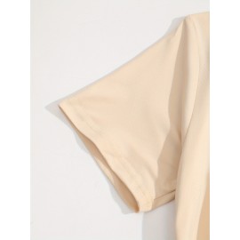 [Breast Cancer Awareness Shirt] Plus Size Breast Cancer Awareness T-Shirt for Women | Soft & Comfortable Round Neck Short Sleeve Tee with Pink Ribbon Graphic & 