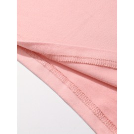 [Breast Cancer Awareness Shirt] Plus Size Breast Cancer Awareness T-Shirt for Women | Soft & Comfortable Round Neck Short Sleeve Tee with Pink Ribbon Graphic & 