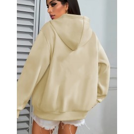 1pc Women'S Plus Size Hoodie with 