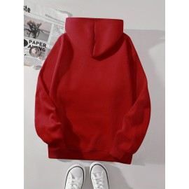 [Plus Size Sweatshirt] Plus Size Women's Casual Sweatshirt | Autumn and Winter Long-Sleeved Pullover with Pockets | Mute S Printed Round Neck