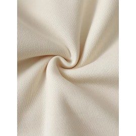 Plus Size, Large-Sized Women's Christmas Cartoon Print Hoodie - Oversized Round-Neck Pullover Sweatshirt with Santa & Elves, Soft Casual Sleeve, Machine Washable Cozy Winter Holiday Sweater for Women