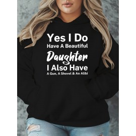[Humorous Sweatshirt] Plus Size Women's Casual Sweatshirt | Yes I Do s - Humorous 