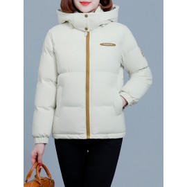 Women's Outdoor Detachable Hooded Warm Fashion Jacket