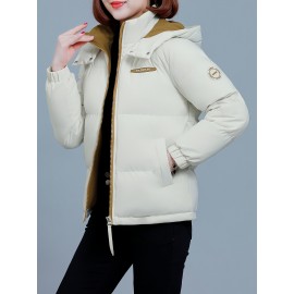 Women's Outdoor Detachable Hooded Warm Fashion Jacket