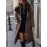 [Cozy Winter Jacket] Warm Cozy Women's Faux Fur-Lined Hooded Jacket | Long Winter Coat with Zipper Closure, Casual Loose Fit, Solid Brown, Perfect for Cold Weather Outfits